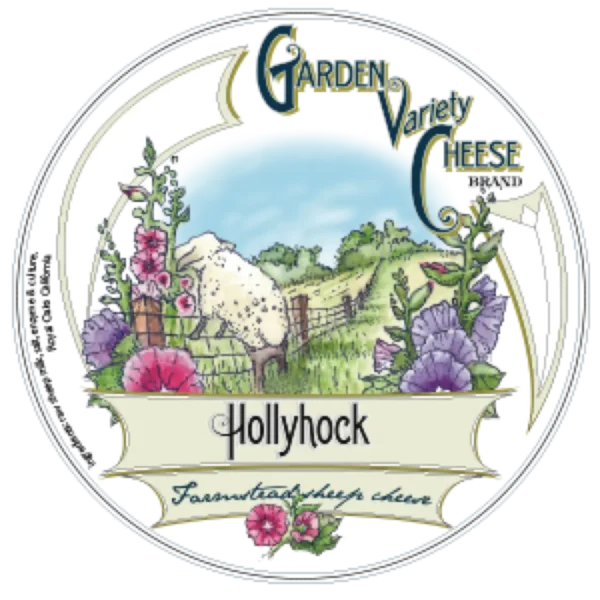 Hollyhock Cheese (Aged Cheese) by Garden Variety Cheese
