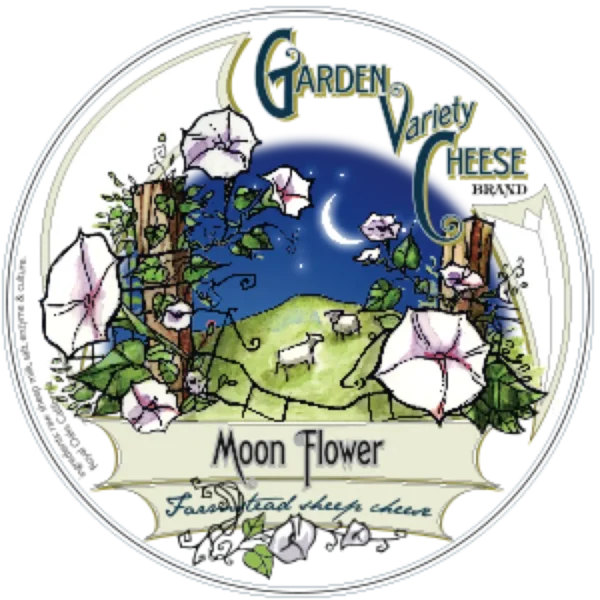 Moonflower Cheese (Aged Cheese) by Garden Variety Cheese