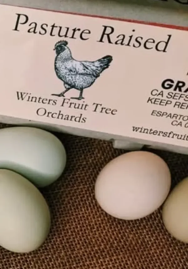 Farm Fresh Pasture-Raised Eggs (Non-GMO, Corn & Soy-Free) by Winters Fruit Tree