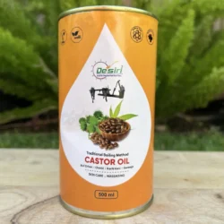 Castor Oil – Heritage Wood-Fire Boiling Extraction, Pure & Natural by Desiri Naturals
