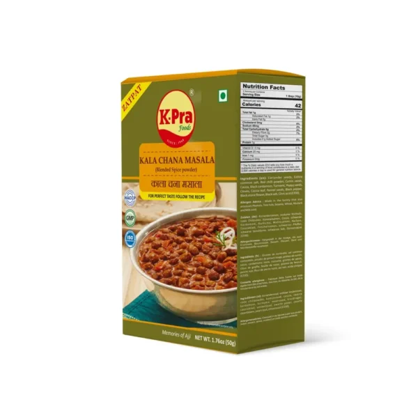 Zatpat Kala Chana Masala by K-Pra