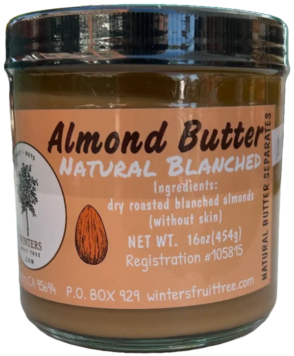 Almond Butter Natural Blanched by Winters Fruit Tree